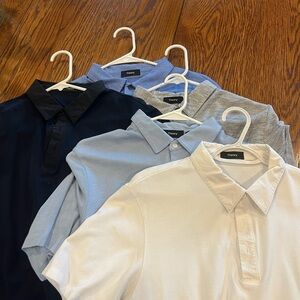 Theory Blue Polo Shirt Collection Casual Elegance